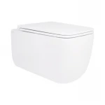 Унитаз подвесной Qtap Gemini безободковый с сиденьем Soft-close QT2533076EUQW