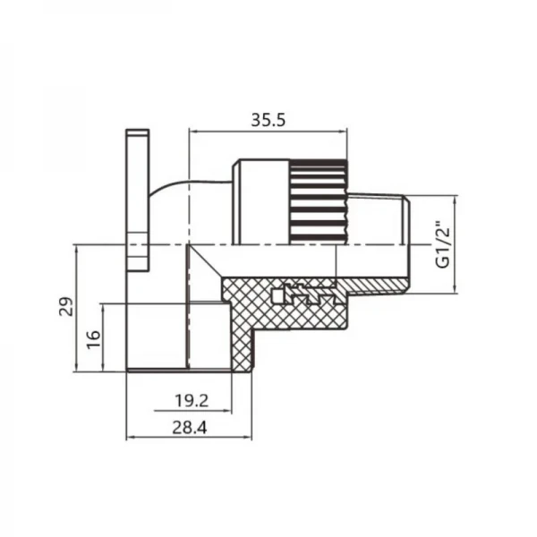 Кутик PPR Thermo Alliance настінний 20х1/2