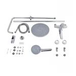 Душевая система универсальная Qtap Stenava New на три потребителя (с изливом) QTSTE111CRM45538 Chrome