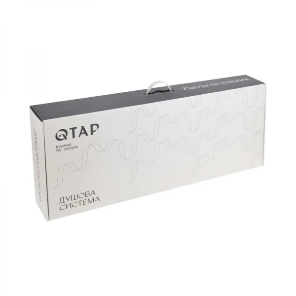 Душевая система универсальная Qtap Stenava New на три потребителя (с изливом) QTSTE111CRM45538 Chrome