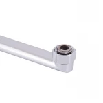 Смеситель для ванны Qtap Jay с длинным поворотным изливом (c душевым гарнитуром) QTJAY2601CRM45540 Chrome