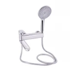 Смеситель для ванны Qtap Jay с поворотным изливом (c душевым гарнитуром) QTJAY260CRM45542 Chrome