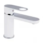 Смеситель для раковины Qtap Jay QTJAY270CRW45551 Chrome/White