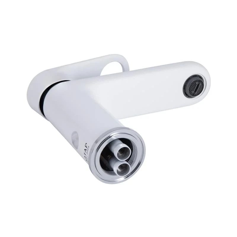 Смеситель для раковины Qtap Jay QTJAY270CRW45551 Chrome/White