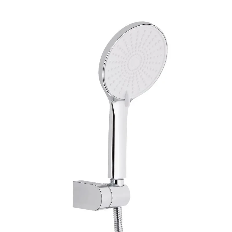 Змішувач для ванни Qtap Jay з довгим поворотним виливом (з душовим гарнітуром) QTJAY2601CRW45552 Chrome/White