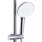 Душевая система универсальная Qtap Jay на три потребителя (с изливом) QTJAY111CRW45555 Chrome/White