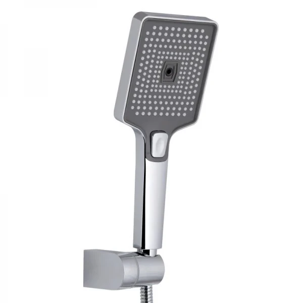 Смеситель для ванны Qtap Aries с длинным поворотным изливом (c душевым гарнитуром) QTARI2601CRM45558 Chrome