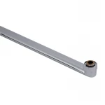 Смеситель для ванны Qtap Aries с длинным поворотным изливом (c душевым гарнитуром) QTARI2601CRM45558 Chrome