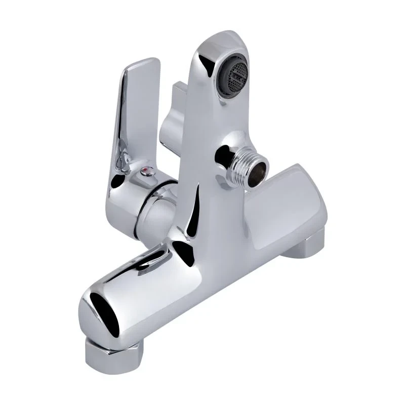 Смеситель для ванны Qtap Leo New (c душевым гарнитуром) QTLEO259CRM45563 Chrome