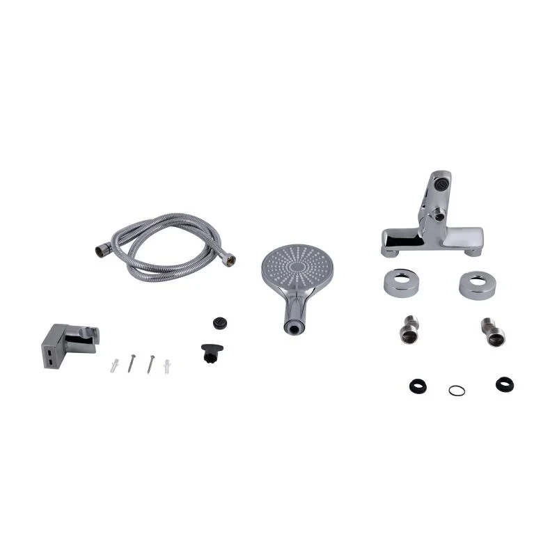 Смеситель для ванны Qtap Leo New (c душевым гарнитуром) QTLEO259CRM45563 Chrome