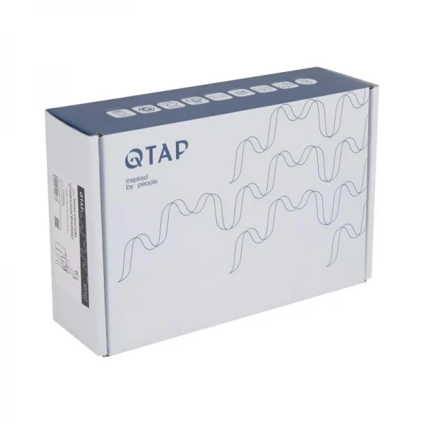 Набор для гигиенического душа Qtap Swan Cascada прямоугольный QTSWA262CRM45567 Chrome