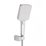 Смеситель для ванны Qtap Swan Cascada с поворотным изливом (c душевым гарнитуром) QTSWA260CRW45569 Chrome/White