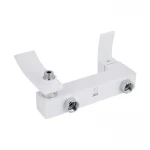 Смеситель для ванны Qtap Swan Cascada с поворотным изливом (c душевым гарнитуром) QTSWA260CRW45569 Chrome/White