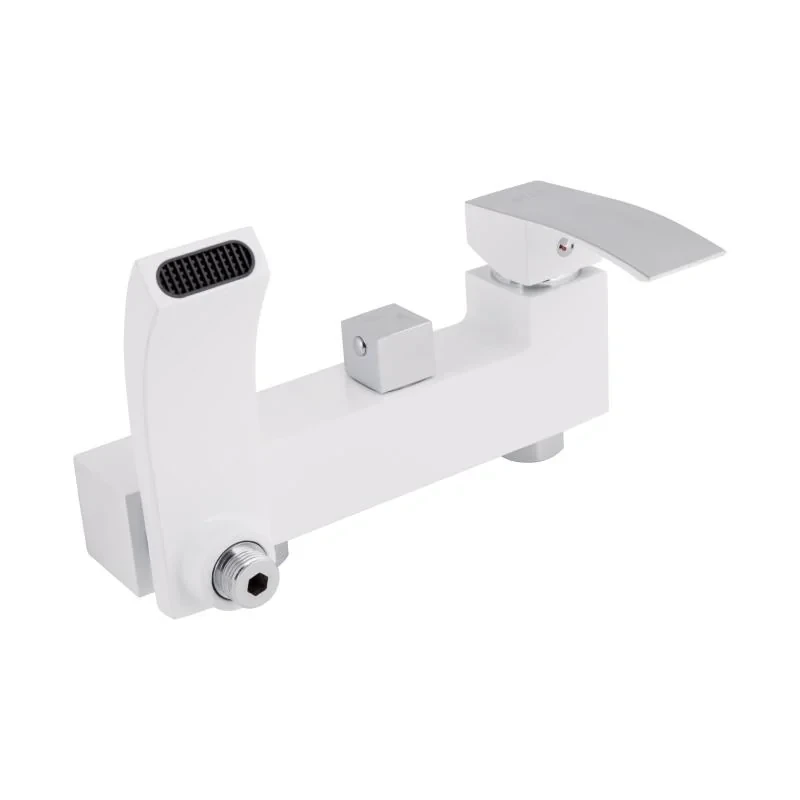 Душова система універсальна Qtap Swan Cascada на три споживача (з виливом) QTSWA111CRW45570 Chrome/White