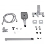 Смеситель для ванны Qtap Presto с длинным поворотным изливом (c душевым гарнитуром) QTPRE2601CRM45573 Chrome