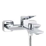 Смеситель для ванны Qtap Presto (c душевым гарнитуром) QTPRE259CRM45574 Chrome