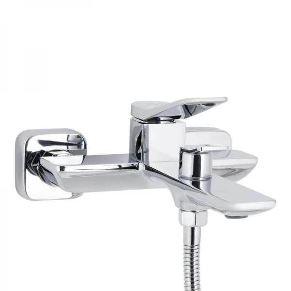Смеситель для ванны Qtap Presto (c душевым гарнитуром) QTPRE259CRM45574 Chrome