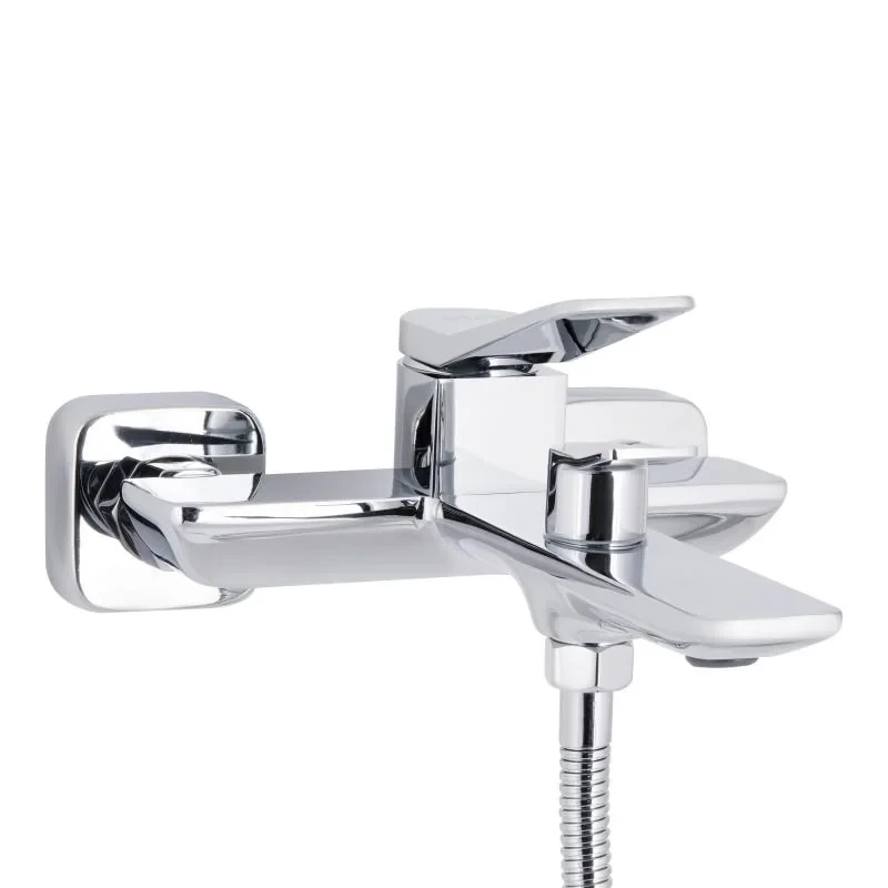 Змішувач для ванни Qtap Presto (з душовим гарнітуром) QTPRE259CRM45574 Chrome
