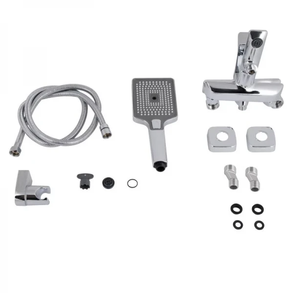 Смеситель для ванны Qtap Presto (c душевым гарнитуром) QTPRE259CRM45574 Chrome