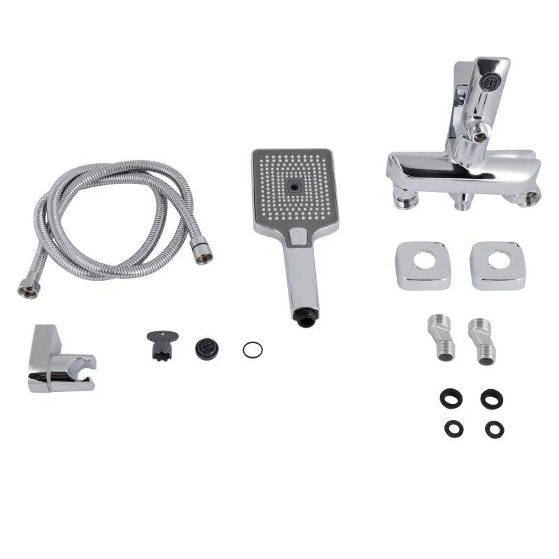 Змішувач для ванни Qtap Presto (з душовим гарнітуром) QTPRE259CRM45574 Chrome