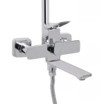 Душевая система универсальная Qtap Presto на три потребителя (с изливом) QTPRE111CRM45575 Chrome