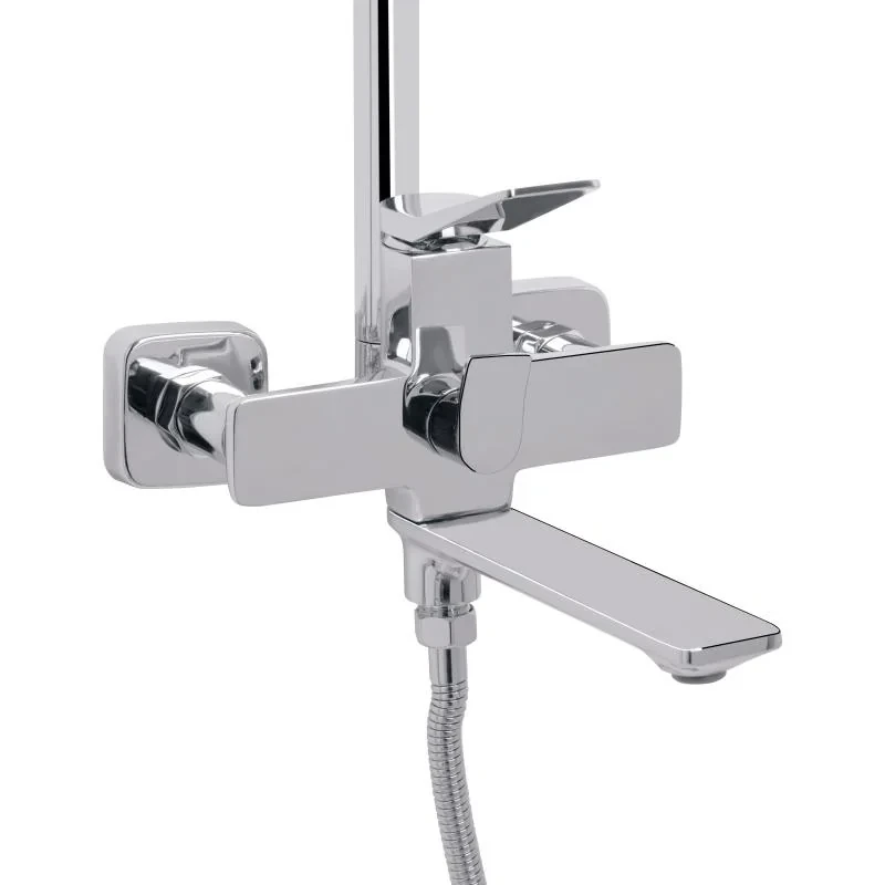 Душова система універсальна Qtap Presto на три споживача (з виливом) QTPRE111CRM45575 Chrome