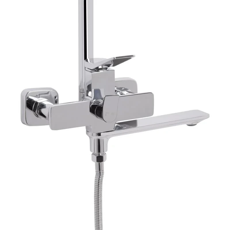 Душова система універсальна Qtap Presto на три споживача (з виливом) QTPRE111CRM45575 Chrome