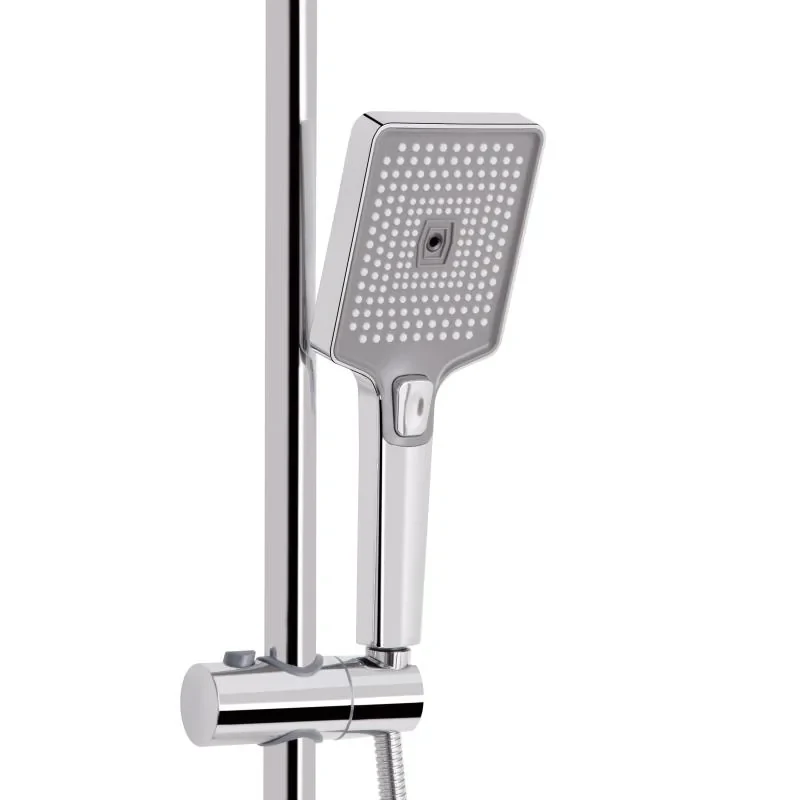 Душова система універсальна Qtap Presto на три споживача (з виливом) QTPRE111CRM45575 Chrome