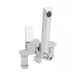 Душевая система универсальная Qtap Presto на три потребителя (с изливом) QTPRE111CRM45575 Chrome