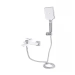 Змішувач для ванни Qtap Presto (з душовим гарнітуром) QTPRE259CRW45579 Chrome/White