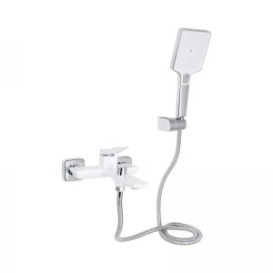 Змішувач для ванни Qtap Presto (з душовим гарнітуром) QTPRE259CRW45579 Chrome/White