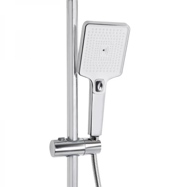 Душова система універсальна Qtap Presto на три споживача (з виливом) QTPRE111CRW45580 Chrome/White