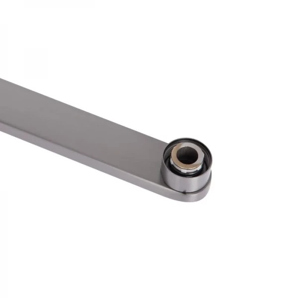 Змішувач для ванни Qtap Presto з довгим поворотним виливом (з душовим гарнітуром) QTPRE2601GRP45583 Graphite