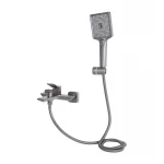 Змішувач для ванни Qtap Presto (з душовим гарнітуром) QTPRE259GRP45584 Graphite