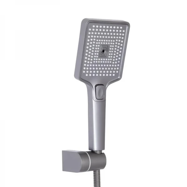 Змішувач для ванни Qtap Presto (з душовим гарнітуром) QTPRE259GRP45584 Graphite