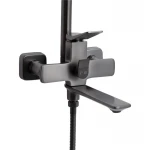 Душова система універсальна Qtap Presto на три споживача (з виливом) QTPRE111GRP45585 Graphite