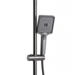 Душова система універсальна Qtap Presto на три споживача (з виливом) QTPRE111GRP45585 Graphite