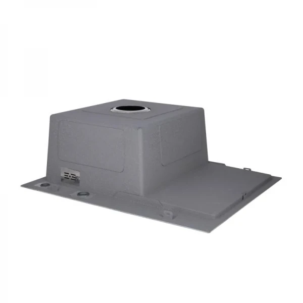 Мойка для кухни интегрированная Lidz Handmade H6350R крыло справа (LDH6350BRUR45587) Brushed Steel 3,0/1,0 мм