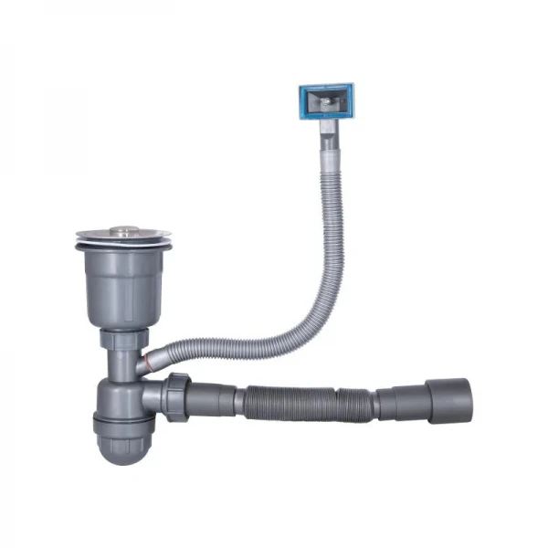 Мойка для кухни интегрированная Lidz Handmade H6350R крыло справа (LDH6350BRUR45587) Brushed Steel 3,0/1,0 мм