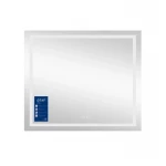 Дзеркало Qtap Mideya 800х700 з LED-підсвічуванням Touch, з антизапотіванням, з димером, рег. яскравості Reverse QT2078NCF8070W