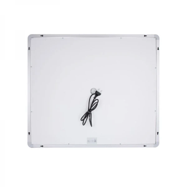 Дзеркало Qtap Mideya 800х700 з LED-підсвічуванням Touch, з антизапотіванням, з димером, рег. яскравості Reverse QT2078NCF8070W