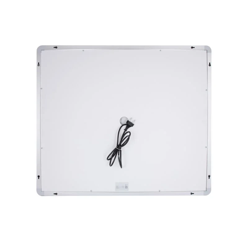 Дзеркало Qtap Mideya 800х700 з LED-підсвічуванням Touch, з антизапотіванням, з димером, рег. яскравості Reverse QT2078NCF8070W