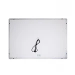 Дзеркало Qtap Mideya 1000х700 з LED-підсвічуванням Touch, з антизапотіванням, з годинником, димером, рег. яскравості QT2078NCF10070W