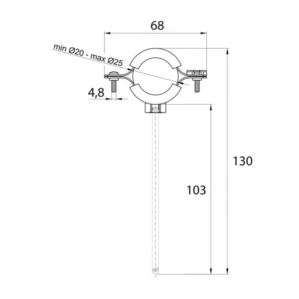 Хомут Thermo Alliance Standart 1/2