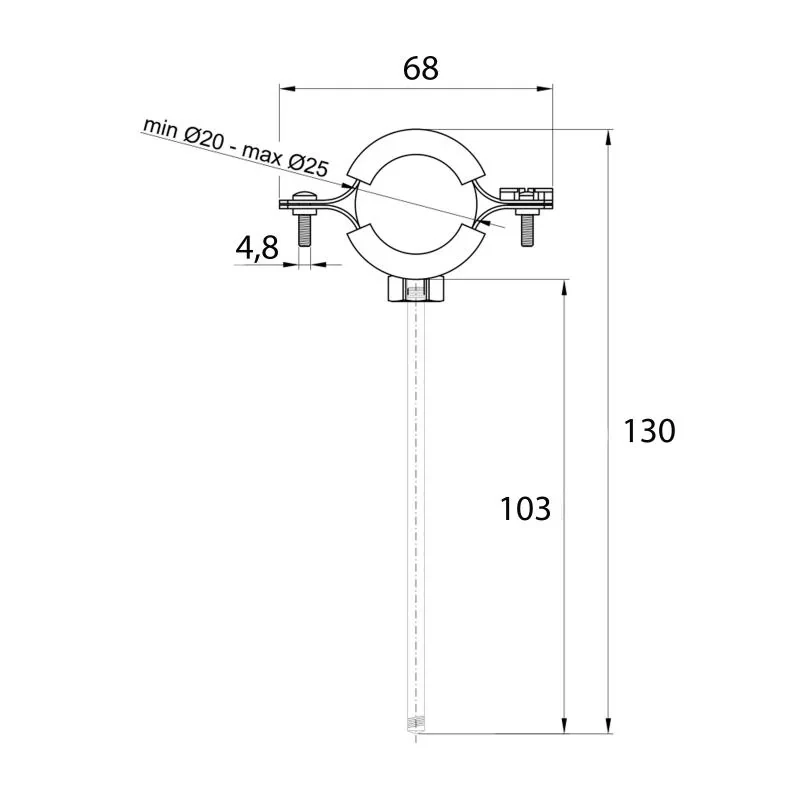 Хомут Thermo Alliance Standart 1/2