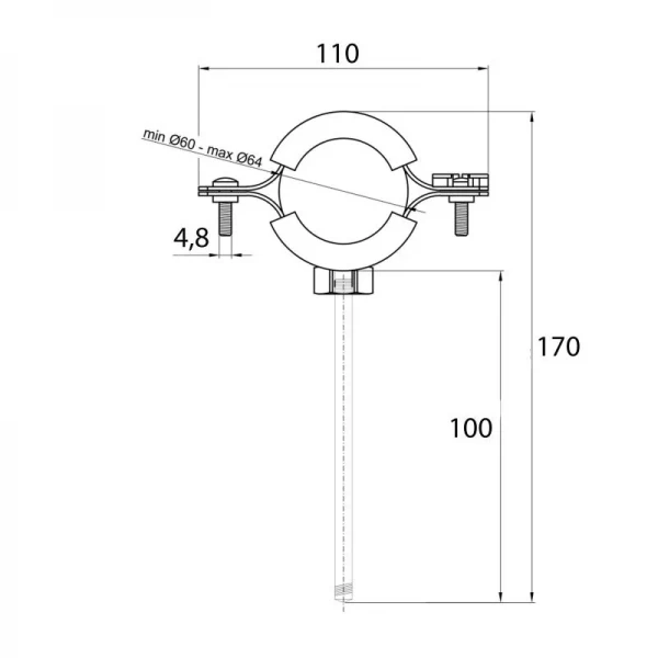 Хомут Thermo Alliance Standart 2
