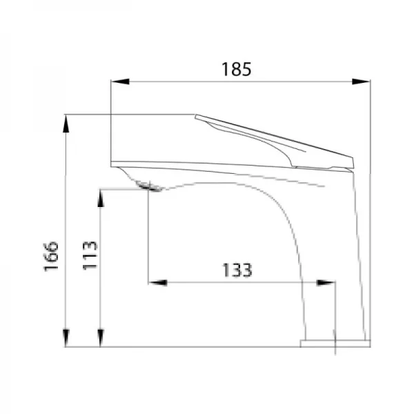 Смеситель для раковины Qtap Vlasta New QTVLA270CRM45640 Chrome