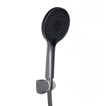 Смеситель для ванны Qtap Vlasta New (c душевым гарнитуром) QTVLA259GMB45643 Gunmetal Black PVD