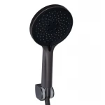 Смеситель для ванны Qtap Vlasta New с длинным поворотным изливом (c душевым гарнитуром) QTVLA260GMB45645 Gunmetal Black PVD