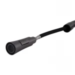 Смеситель для кухни Qtap Vlasta New с выдвижным изливом QTVLA344GMB45647 Gunmetal Black PVD